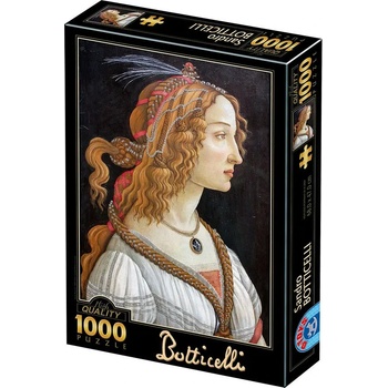 D-Toys - Puzzle Botticelli Sandro: Idealized Portrait of a Lady - 1 000 piese