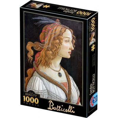 D-Toys - Puzzle Botticelli Sandro: Idealized Portrait of a Lady - 1 000 piese