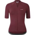 straede Дамска фланелка с къс ръкав за колоездене straede Women's Kaern Jersey Cycling jersey - Deep Wine - размер XL (156-3075-0315)