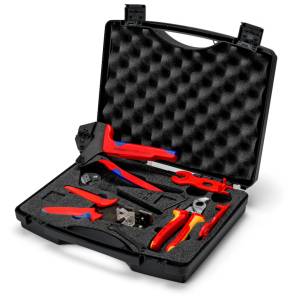 KNIPEX Комплект инструменти в куфар за фотоволтаични инсталации knipex 60028 (97 91 04 v02)