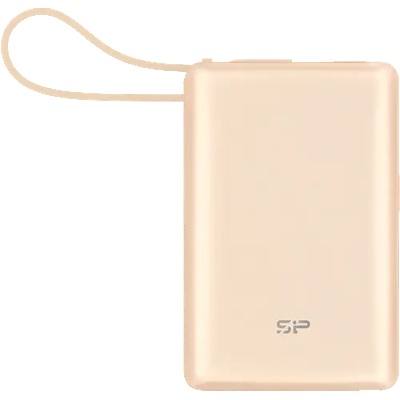 Silicon Power Power Bank, CP10, 10000mAh, BSMI, PSE, INT. , Champagne (SP10KMAPBKCP101C)