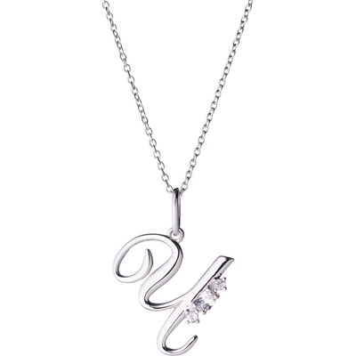 Silenti Jewelry Сребърно колие "Ч