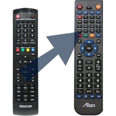 Diaľkový ovládač Alien Sencor SLE39F09M4