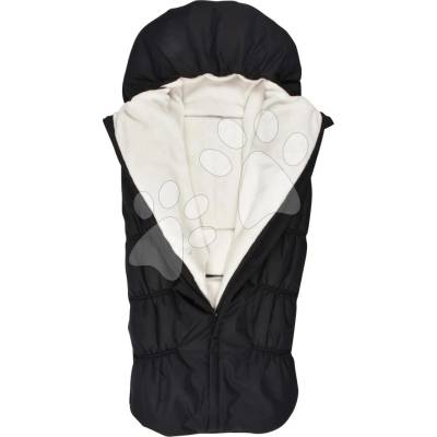 Footmuff Beaba Black White Polar extra teplý nepromokavý černý od 6–24 m