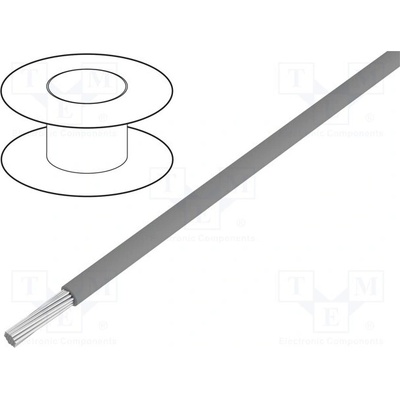 Alpha Wire 7133 SL005 HookUp Wire lanko Cu 18AWG PVC tmavě šedá 300V 30,5m