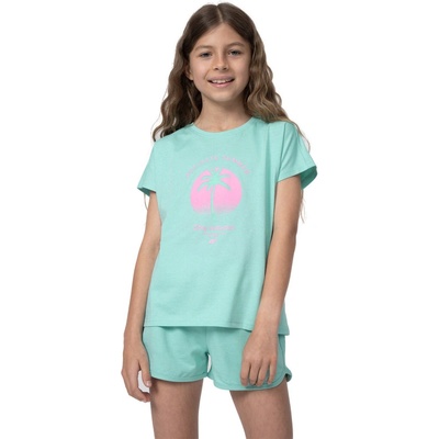 4F t shirt F397 47S MINT zelená
