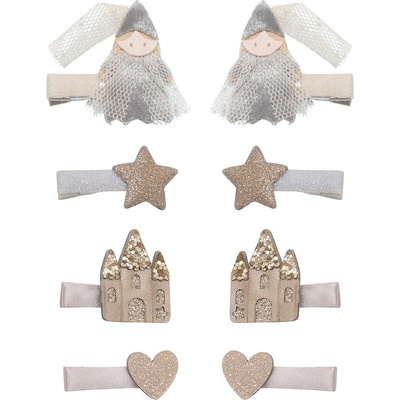 MIMI & LULA Sponky do vlasov Princess Castle Clip set 8 ks