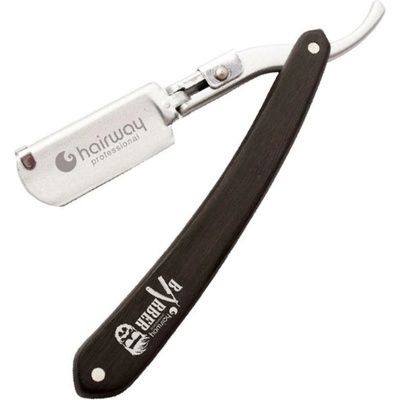 Hairway Razor Britva na holenie fúzov čierna 24029