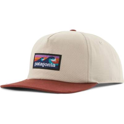 Patagonia Шапка с козирка Patagonia Boardshort Label Funfarer Cap - Pumice - размер One Size (204-6378-1011)