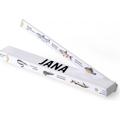 Metrie Skládací metr pro rybáře se jménem Jana 2 m