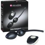 Mystim Jane Untamed - вибриращи гейша-топчета дуо (черни)