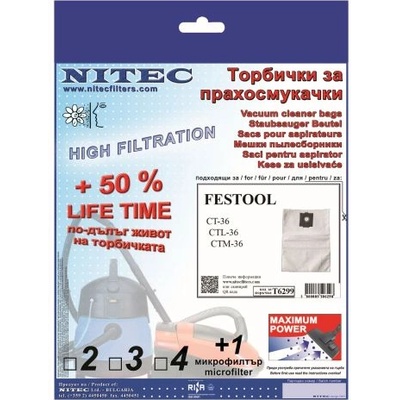 NITEC Торбички за прахосмукачки НИТЕК, код Т6299