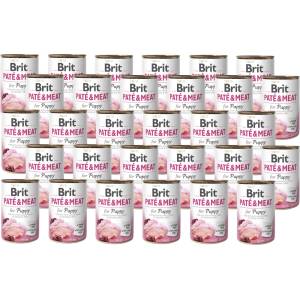 Brit Брит пате и месо за кученца 30x400г