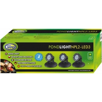 AQUANOVA Osvetlenie do jazierka NPL2-LED 3 x 2,2W