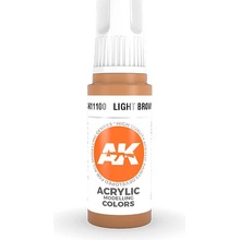 AK Interactive akrylová barva light brown 17 ml