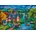 Bluebird Puzzle - Puzzle Colourful House near the Lake - 1 000 piese