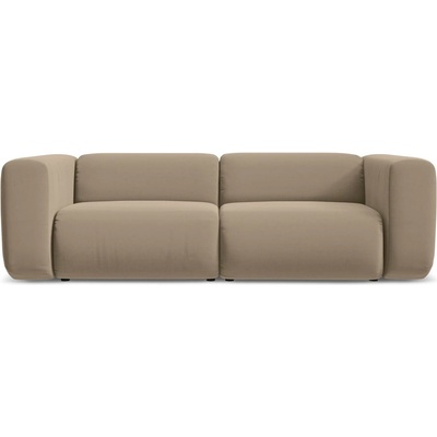 makamii Бежов кадифен диван 228 cm Ekahi - Makamii (EKAHI_3S_3_P1_C20)