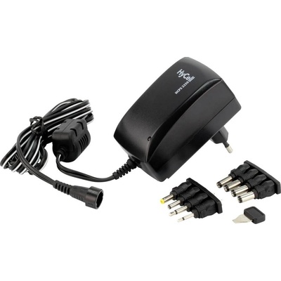 HyCell 1201-0009 zásuvkový napájecí adaptér, nastavitelný, 3 V/DC, 4.5 V/DC, 5 V/DC, 6 V/DC, 7.5 V/DC, 9 V/DC, 12 V/DC,