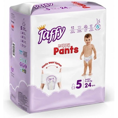 Nappy Taffy Pants 5 JUNIOR 11-25 kg 24ks