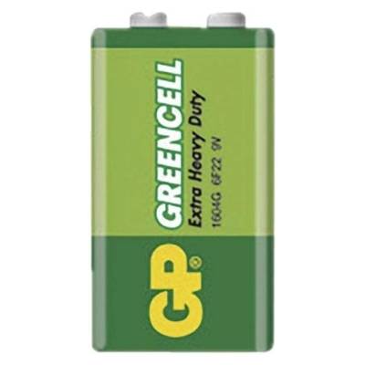 Zinková baterie GP Greencell 9V (6F22) – Zbozi.Blesk.cz