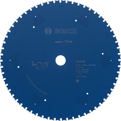 Bosch Pílový kotúč Expert for Steel 305 x 25,4 x 2,6 mm, 60 zubov 2608643060