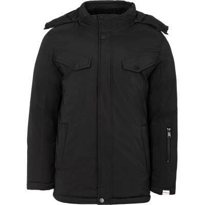 Lee Cooper Яке Lee Cooper Men's Quilted Padded Puffer Jacket - Black