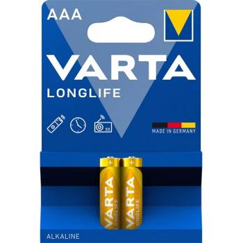 VARTA 4103101412 Longlife AAA (LR03) алкални микробатерии за моливи 2бр/блистер (4103101412)