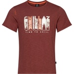 Chillaz Мъжка тениска Chillaz Innsbruck Time To Chill T-shirt - Dark Red - размер XL (216-8112-0516)