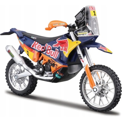 Bburago KTM Red Bull Dakar 2019 Motorka Detailný model v mierke 1:18 id