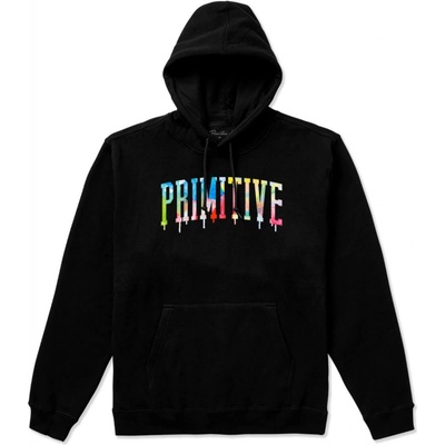 PRIMITIVE COLLEGIATE DRIP HOOD Black