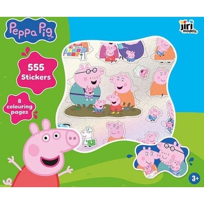 Prasátko Peppa 1000 samolepek Kolektiv