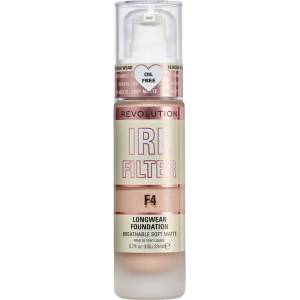 Makeup Revolution Дълготраен фон дьо тен IRL Filter, F4, 23 ml - baby