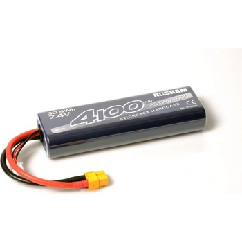 NOSRAM 50C LiPo Car Stickpack Hardcase XT60 konektor 7.4 V 4100 mAh