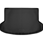 LEMENT Element precisely fitting premium anti-slip boot mat suitable for KIA Seltos without subwoofer 2020 - > | 100% custom-fit anti-slip car mat, rubber car mat, trunk protective mat - HromTech