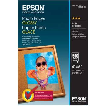 Epson Хартия Epson Photo Paper Glossy, 10x15, 500pcs | C13S042549 (C13S042549)