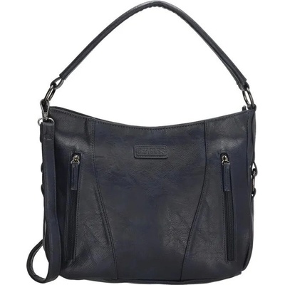 dámska kabelka na rameno Elizabeth Tmavo modrá