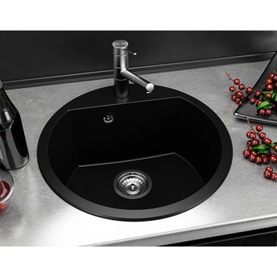 FAT Гранитна мивка за кухня 223 кръгла, Ф51 см