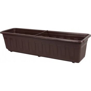 PLASTKON Truhlík Garden 50 cm hnedá