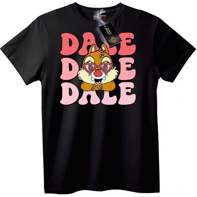 NOONEBRAND Тениска Dale Бурундук - 4XL, White