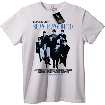 NOONEBRAND Тениска Super Show 10 20-годишнина - 2XL, White