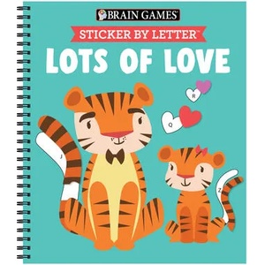 Brain Games - Sticker by Letter: Lots of Love | Brain Games, New Seasons (ISBN: 9781645584933)