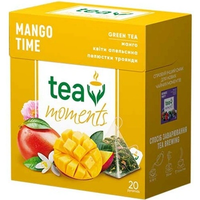 Tea Moments Čaj Mango Time 20 pyramid