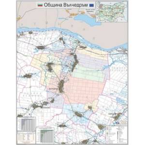 Mapmedia Карта на община Вълчедръм (d225)