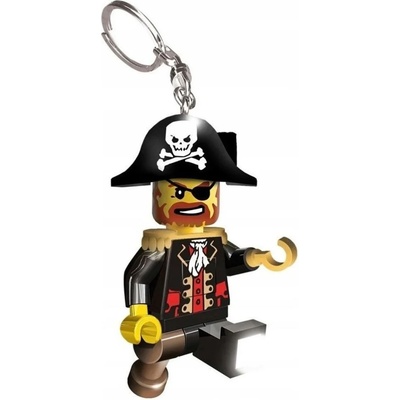 Keychain Lego W/led Captain Brickbeard