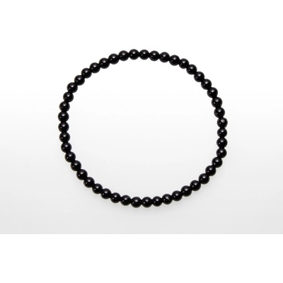 SVĚT KAMENŮ s.r.o. Spinel černý náramek 4 mm 00154529