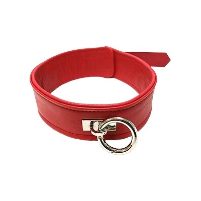 ROUGE Leather Plain Collar with Removeable O-Ring