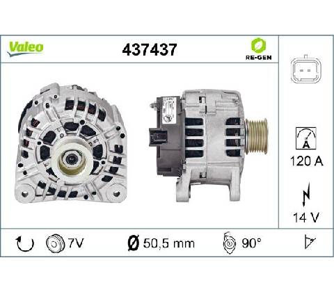 Generátor VALEO 437437