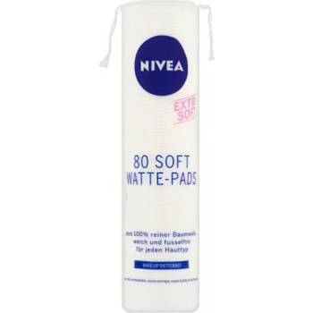 Nivea Extra Soft Wattle Pads Тампони за премахване на грим 80бр