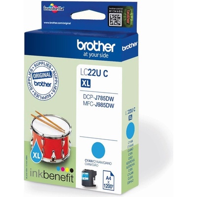 Brother LC-22U C - originálny