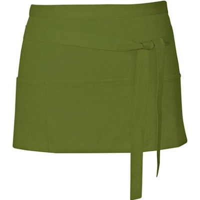 Link Kitchen Wear Koktejlová zástěra X983 Olive Pantone 378 60x30cm